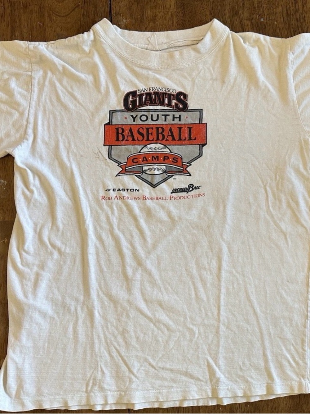 70s Vintage San Francisco Giants White Short Sleeve Single Stitch Tee